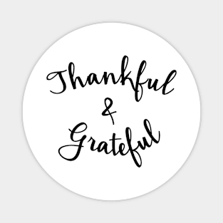 Grateful Lettering Magnet